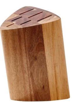 CASA Acacia Bloque/Cuchillos P 6 Cuchillos Natural