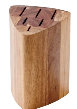 CASA Acacia Bloque/Cuchillos P 6 Cuchillos Natural