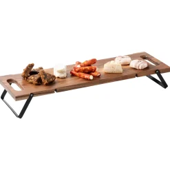 CASA Acacia Lux Tabla Para Servir Negro, Natural