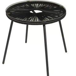 CASA Acapulco Mesa Lounge Negro