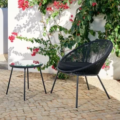 CASA Acapulco Mesa Lounge Negro