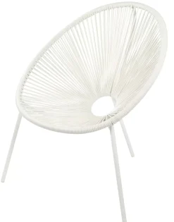 CASA Acapulco Silla Lounge Blanco