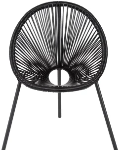 CASA Acapulco Silla Para Ninos Negro