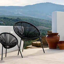 CASA Acapulco Silla Para Ninos Negro