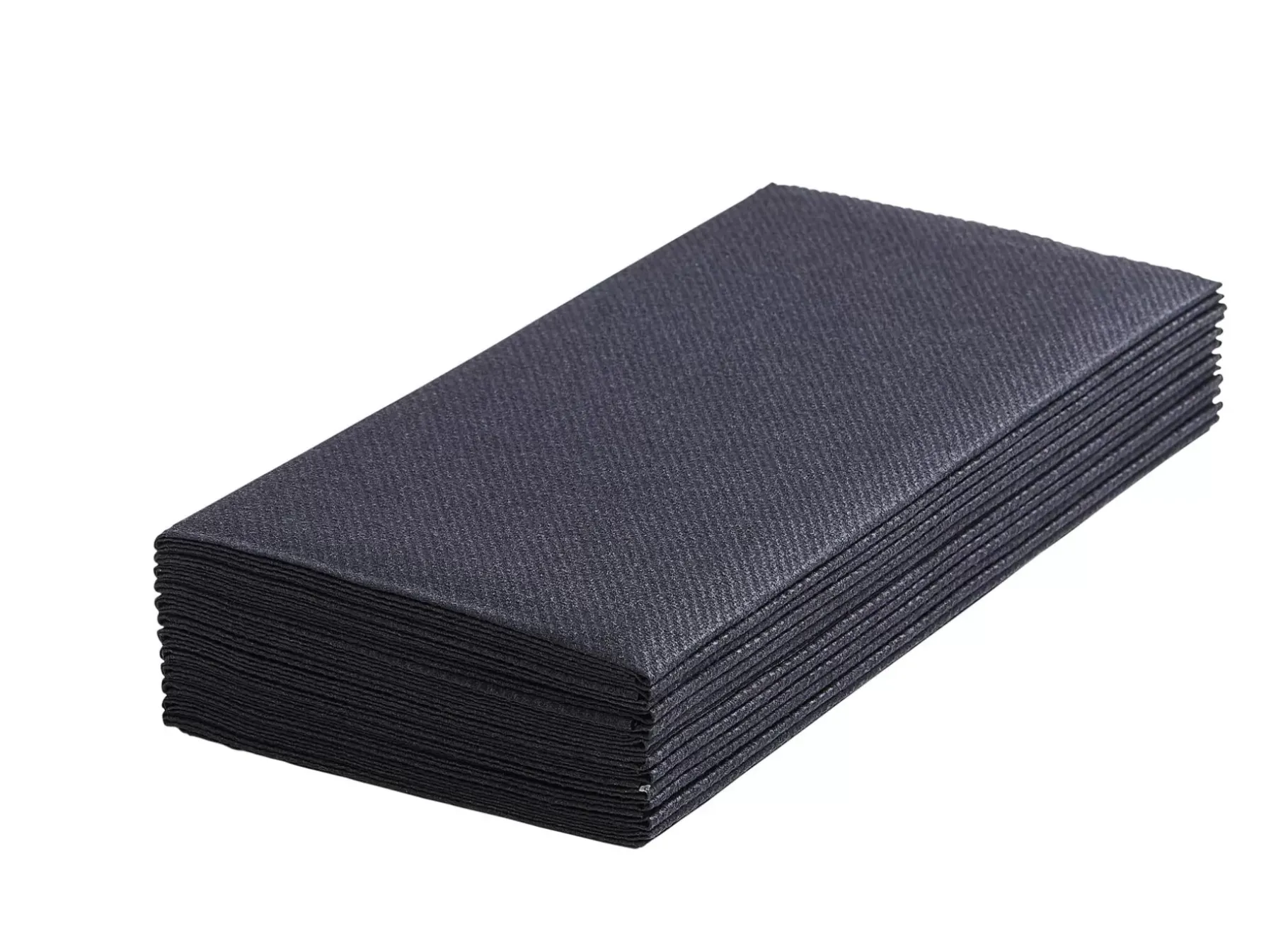 CASA Airlaid Servill./Cubiert. Juego De 12 Negro