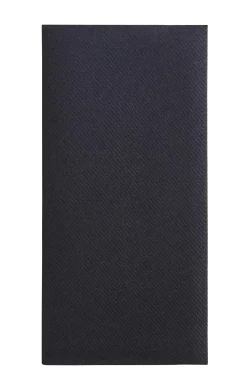 CASA Airlaid Servill./Cubiert. Juego De 12 Negro