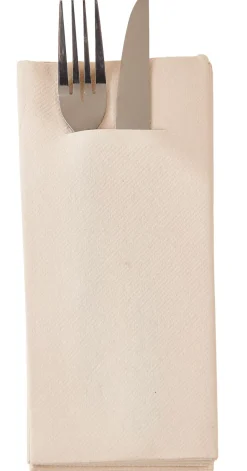 CASA Airlaid Servilletas Cubierto Juego De 12 Beis