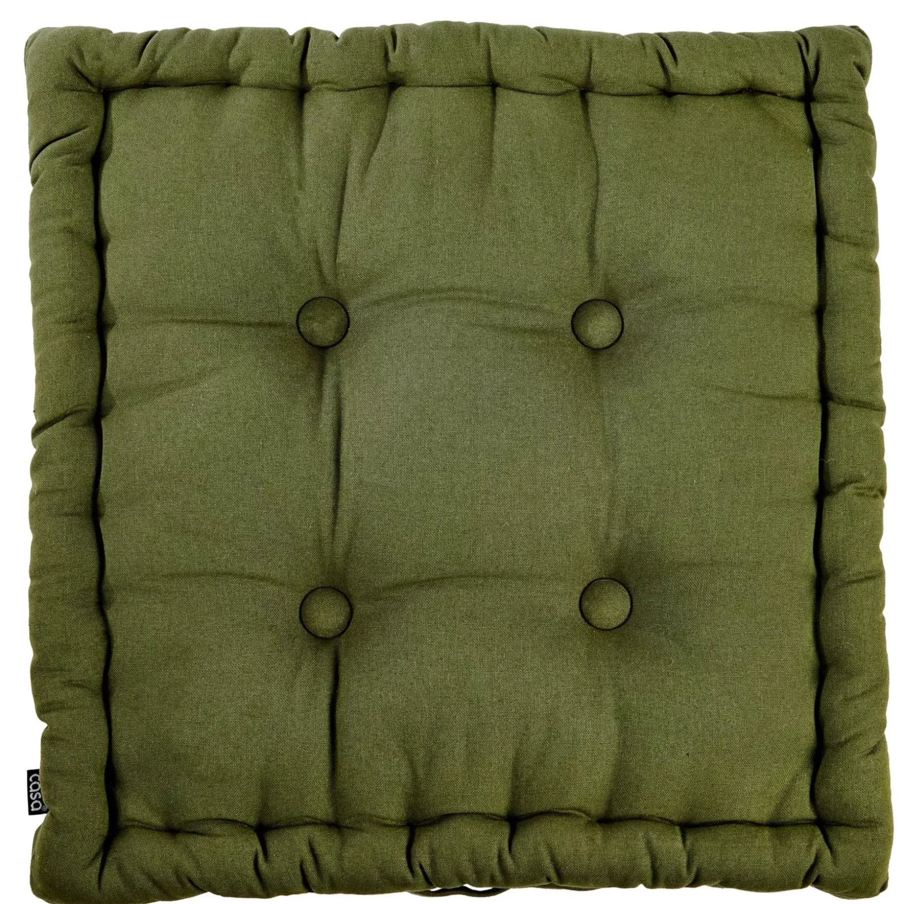 CASA Alda Cojin Colchon Verde Oscuro