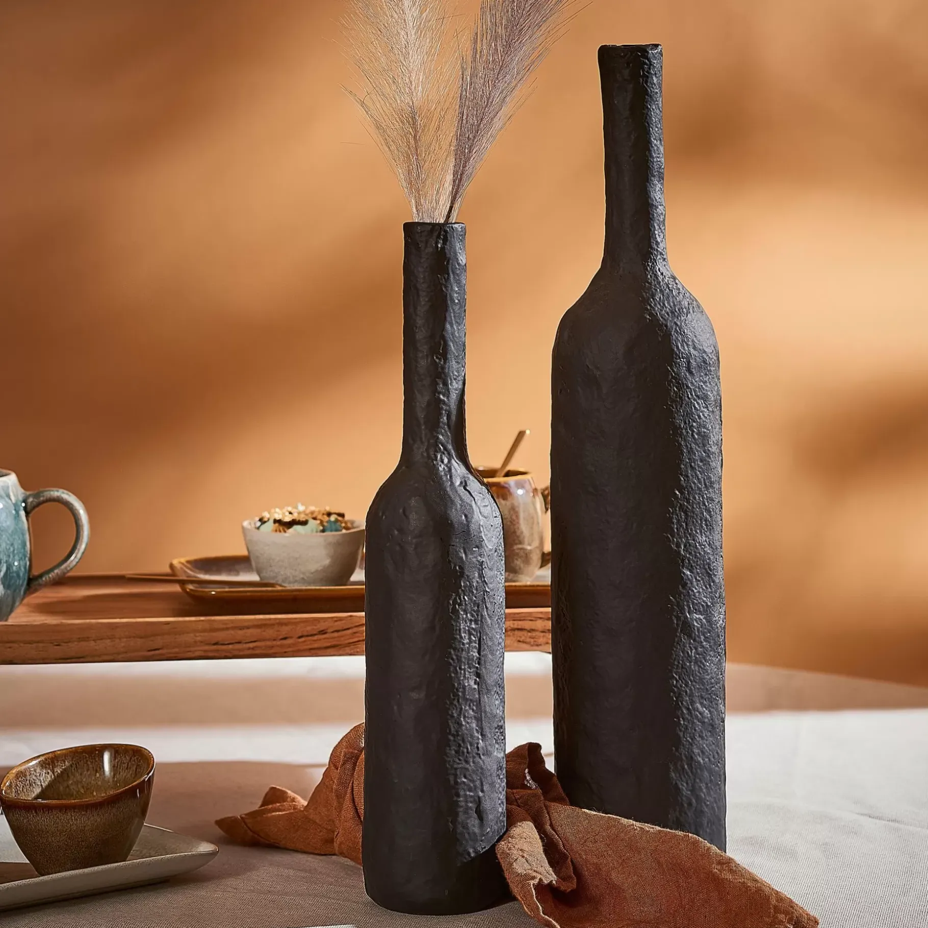 CASA Alu Florero Negro