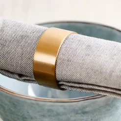 CASA Alu Gold Anillo Para Servilleta Dorado