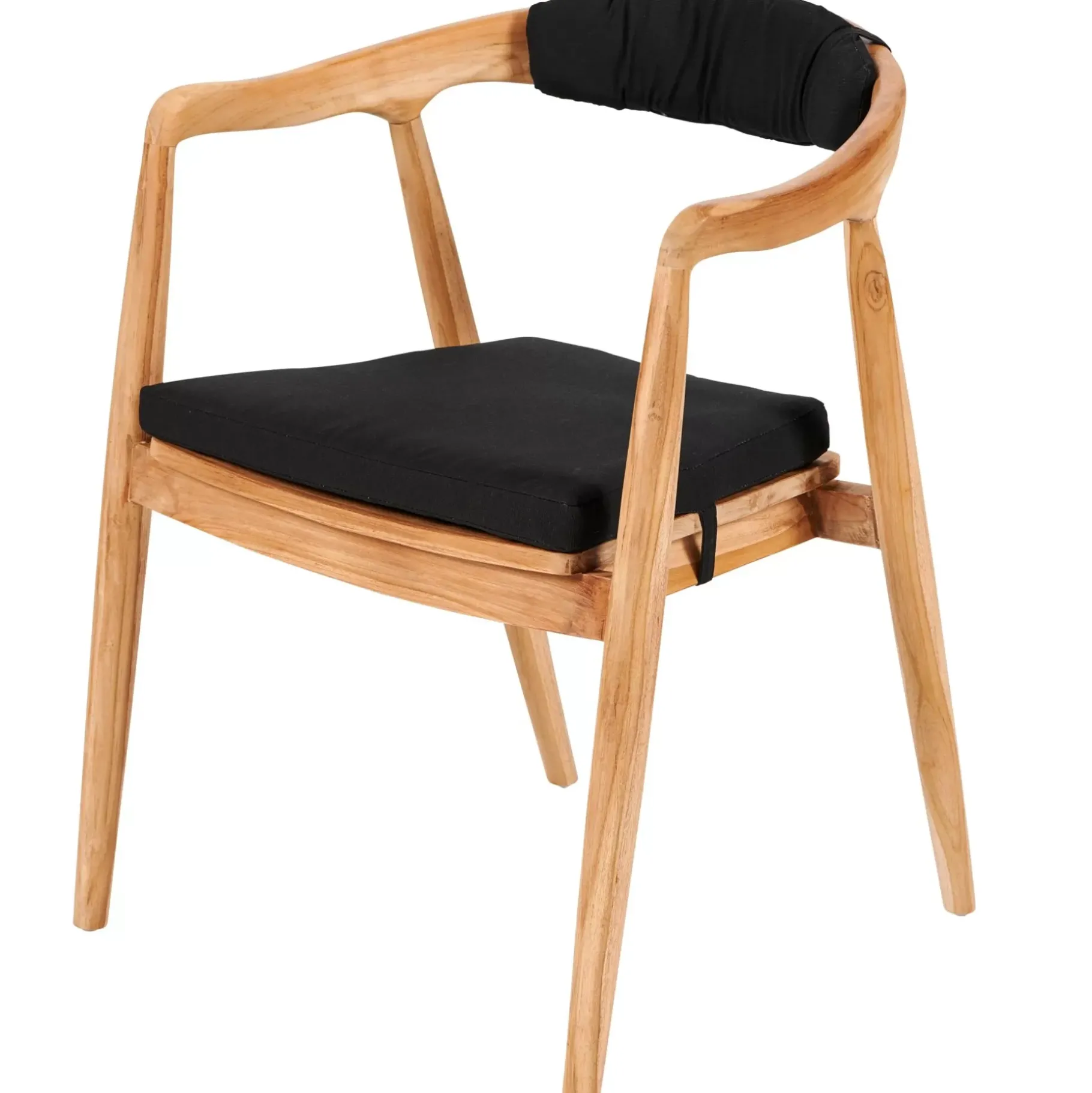 CASA August Cojin De Asiento Negro