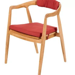 CASA August Cojin De Espalda Rojo