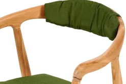 CASA August Cojin De Espalda Verde