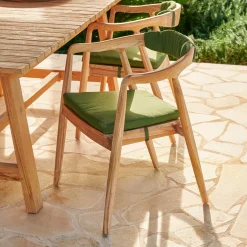 CASA August Cojin De Espalda Verde