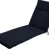 CASA Azur Cojines De Jardín Para Tumbona Negro