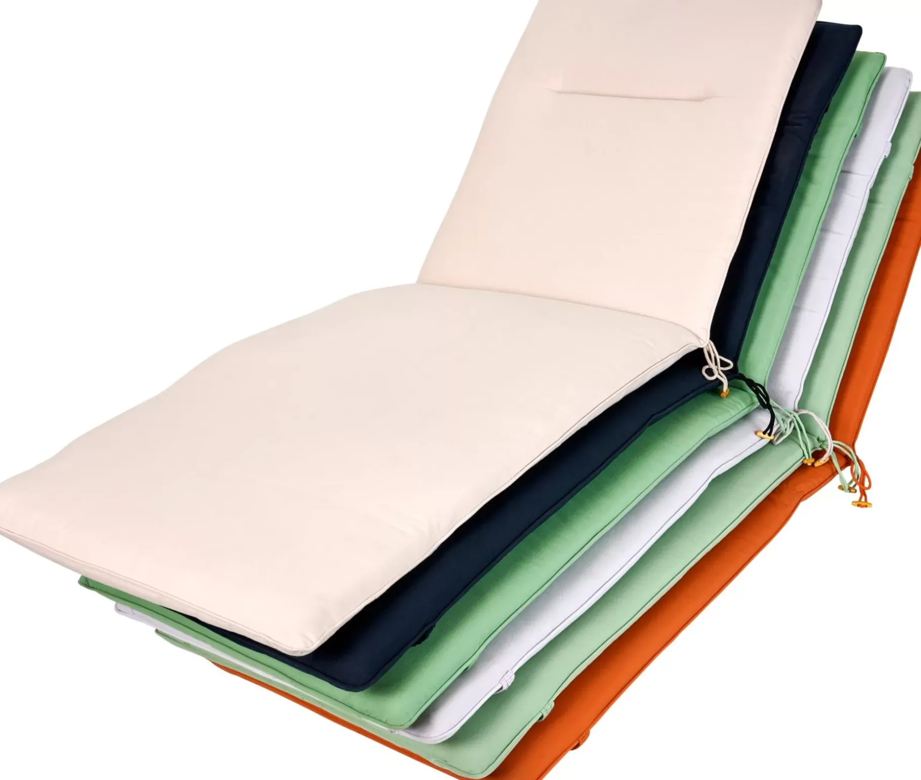 CASA Azur Cojines De Jardín Para Tumbona Negro