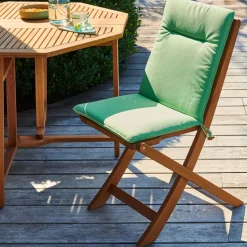 CASA Azur Cojines De Jardín Para Silla Pleg Verde