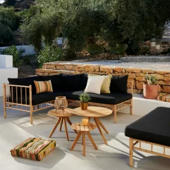 CASA Bambolette Banco Lounge Aspecto Bambu