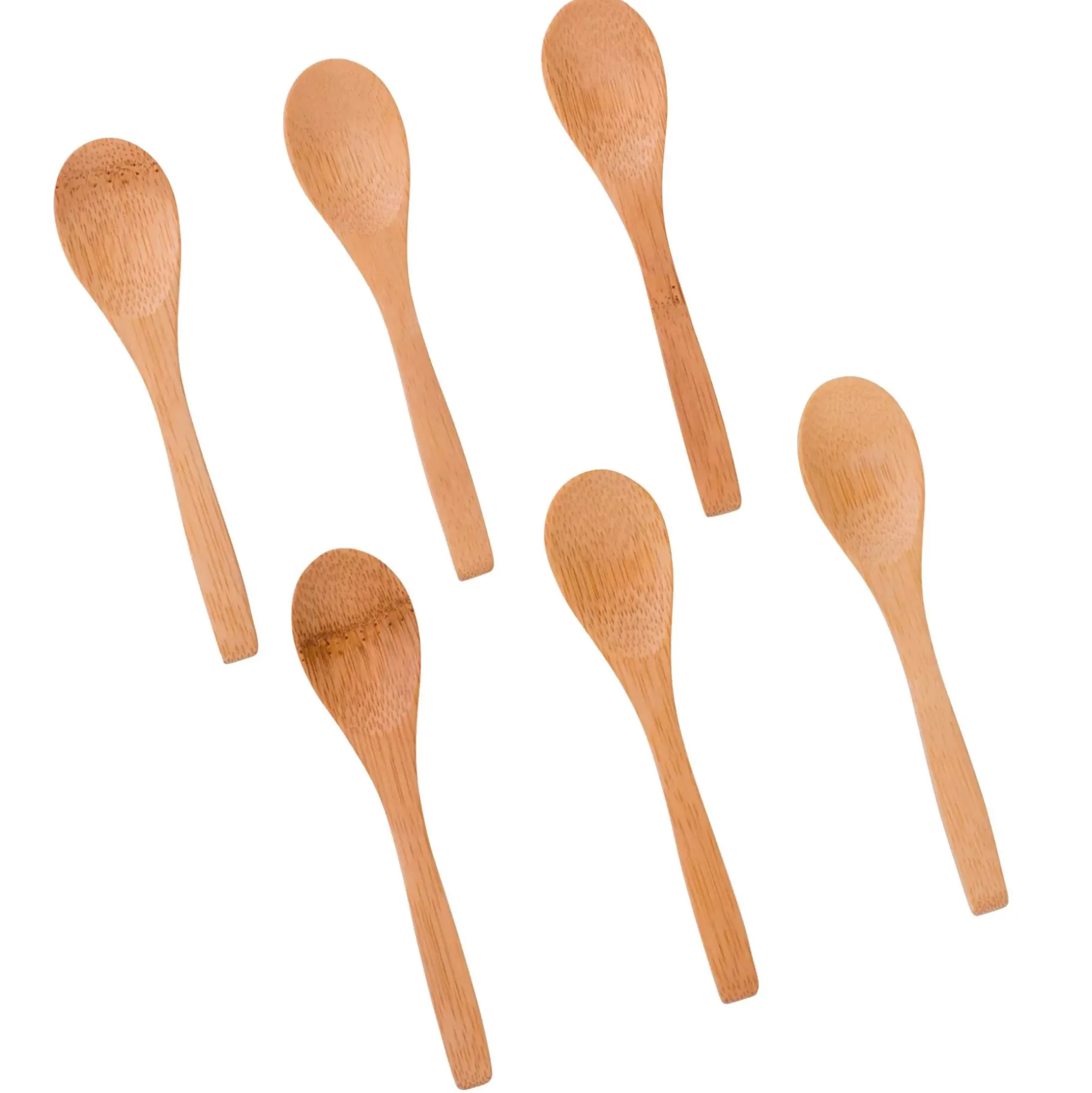 CASA Bamboo Cucharillas Juego De 6 Natural