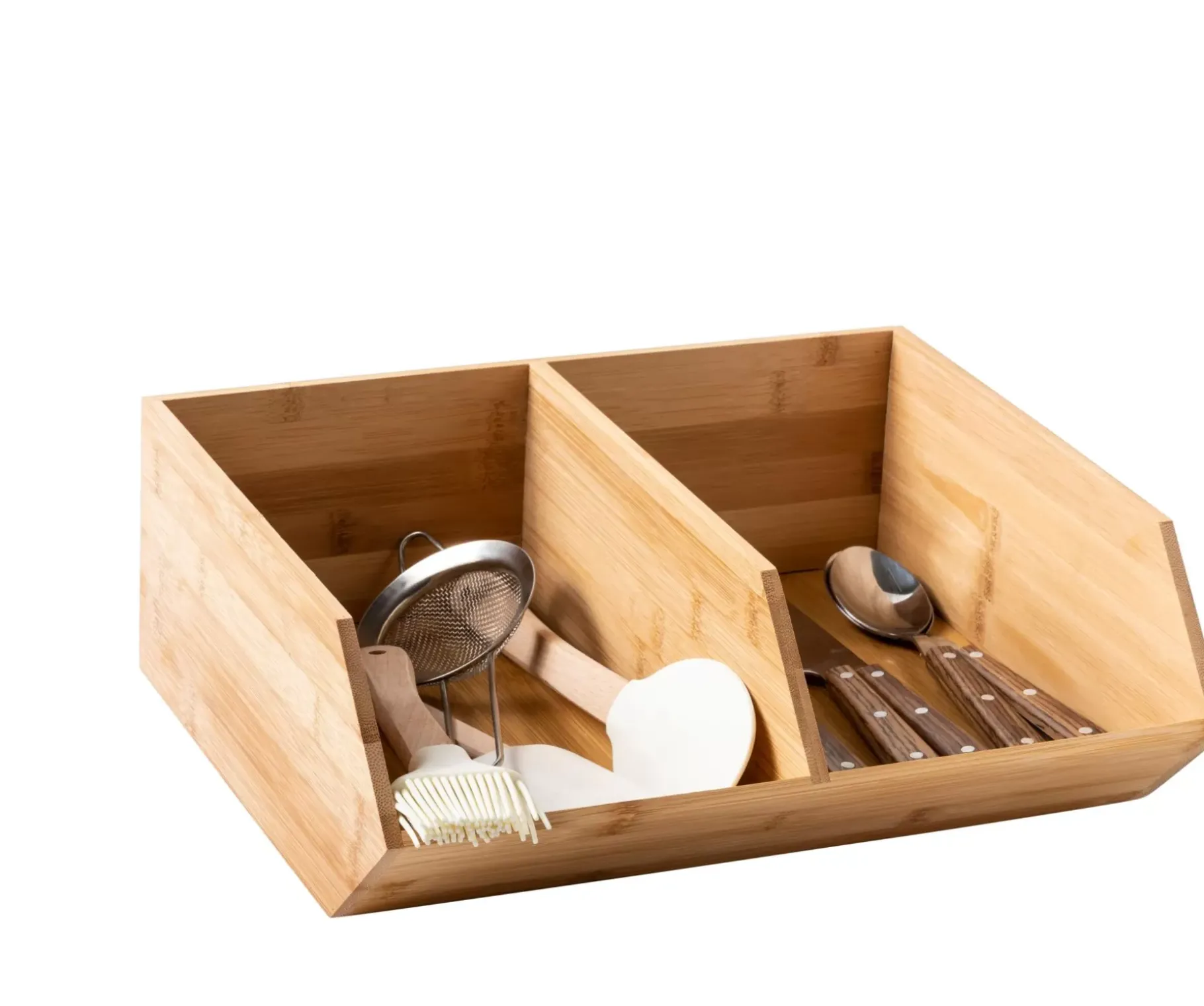 CASA Bamboo Organizador Apilable Natural