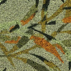 CASA Bambou Felpudo Verde