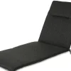 CASA Baya Cojines De Jardín Para Tumbona Negro