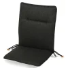 CASA Baya Cojines De Jardín Para Silla Plegable Negro