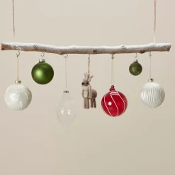 CASA Birch Rama Con 7 Ganchos Natural