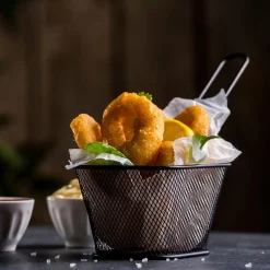 CASA Black Cesta Para Servir Negro