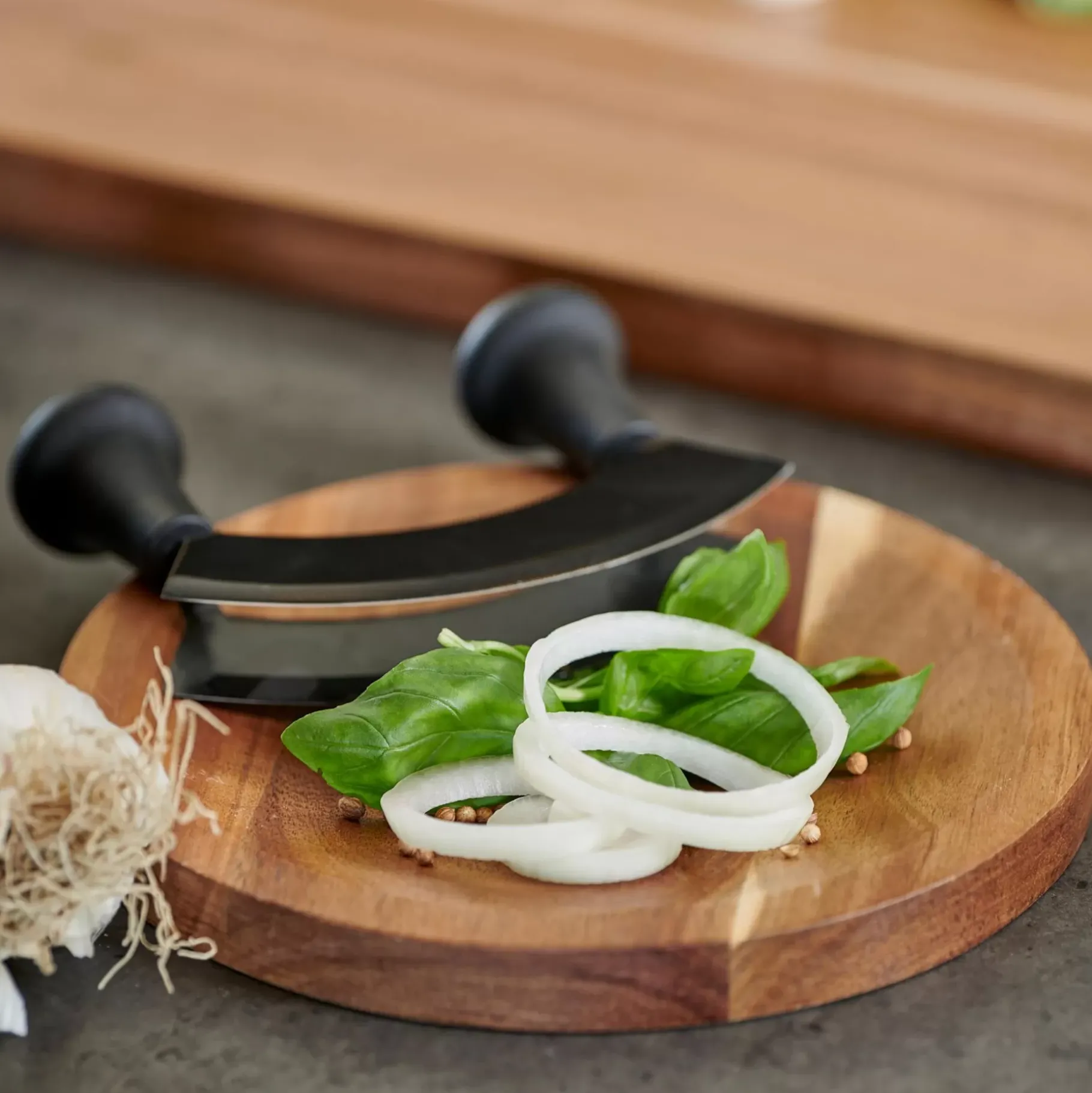 CASA Black Herbo Set Picador Para Hierbas Negro, Natural