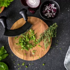 CASA Black Herbo Set Picador Para Hierbas Negro, Natural