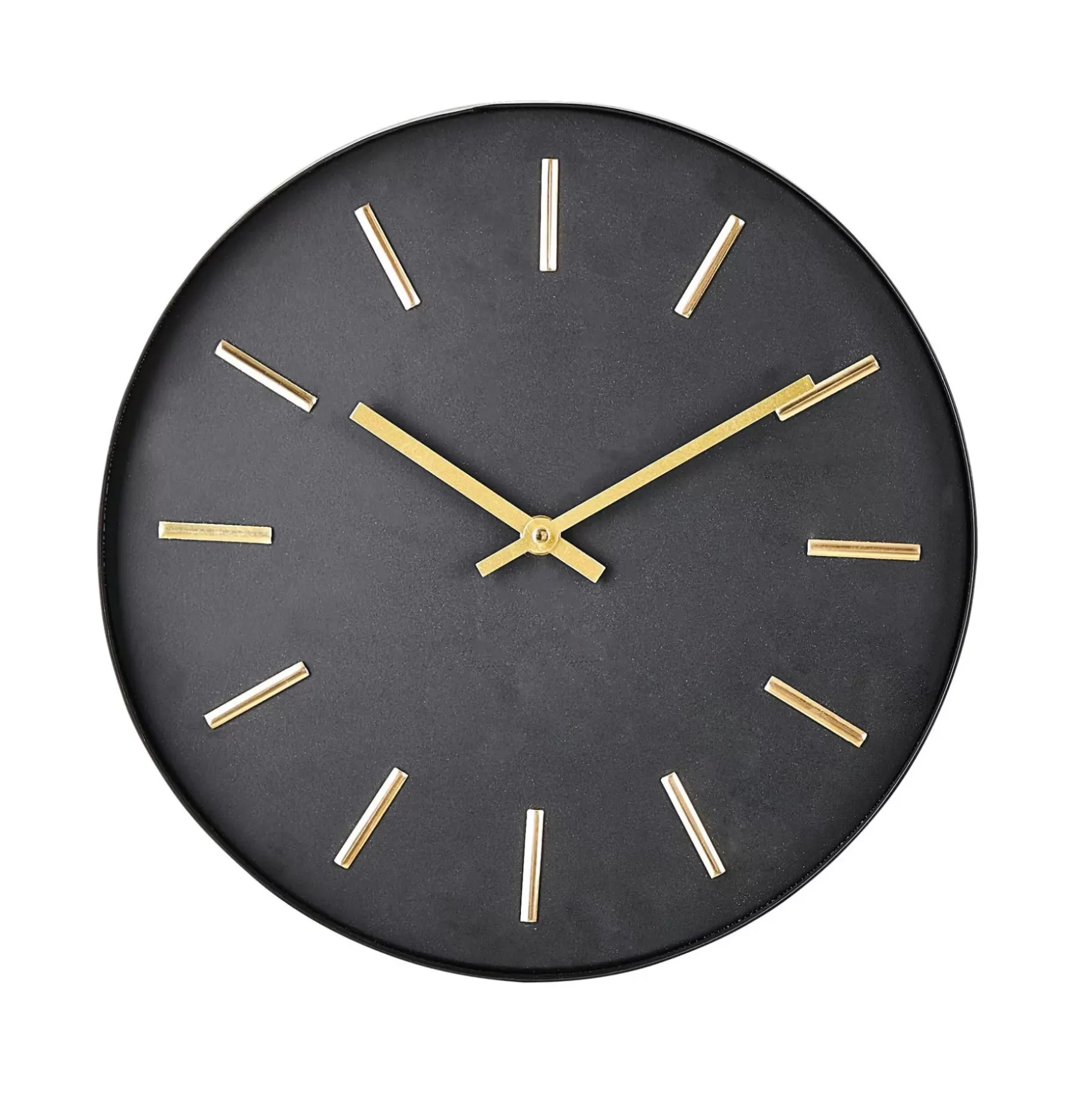 CASA Black Reloj De Pared Negro