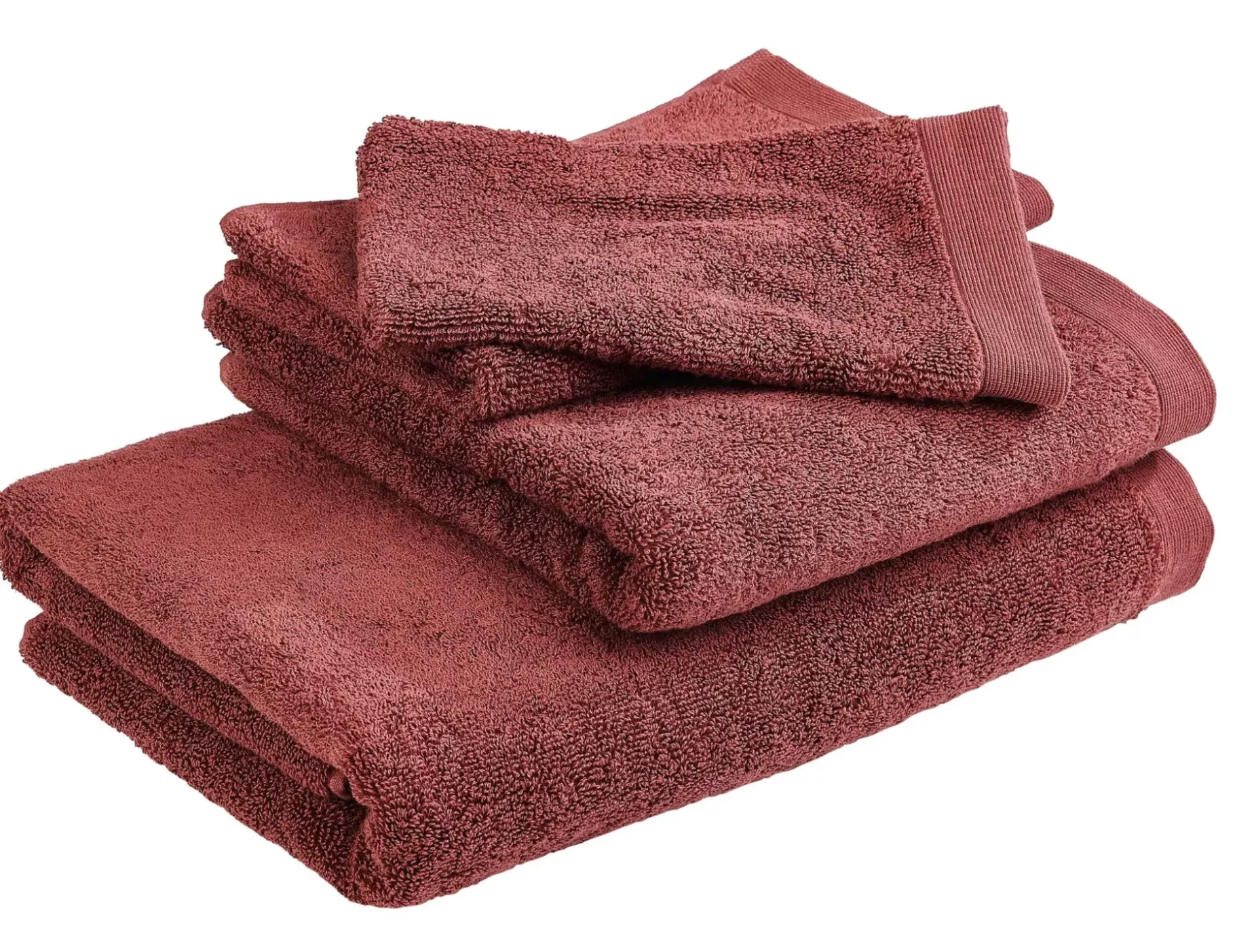 CASA B-Lux Toalla De Bano Rojo