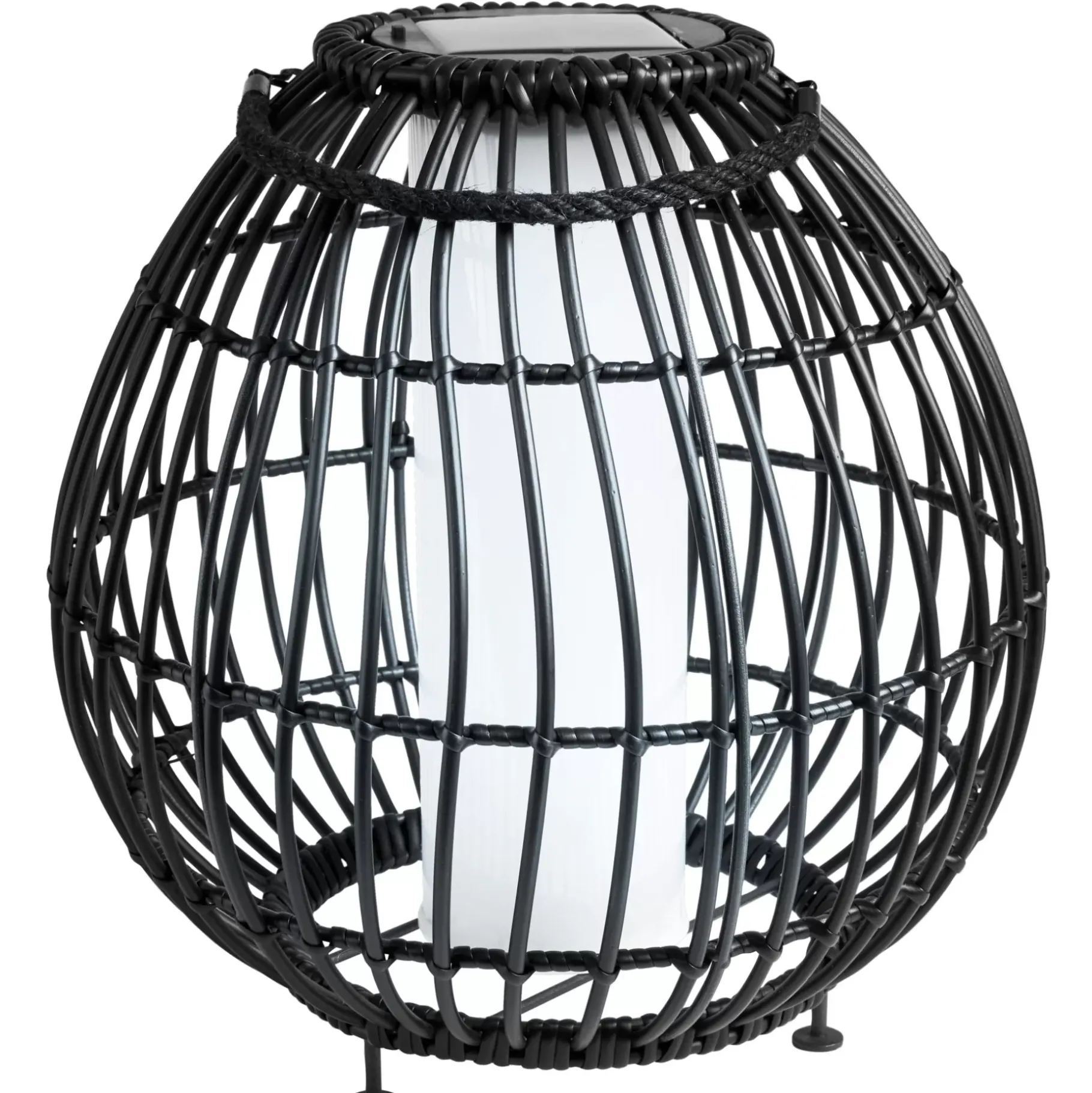 CASA Bo Lampara Solar Negro