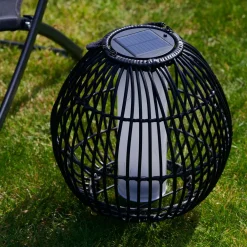 CASA Bo Lampara Solar Negro