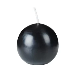CASA Bola Vela Esferica Negro