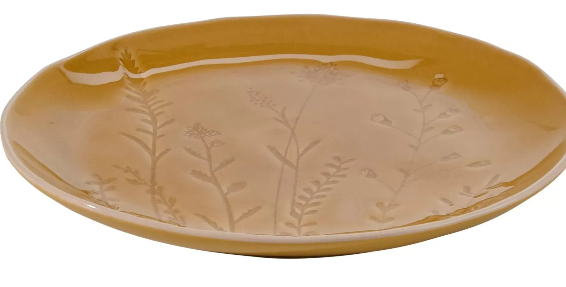 CASA Botanic Ocher Plato Caramelo