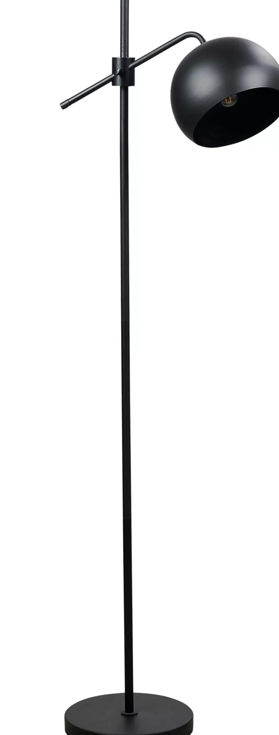 CASA Bowl Lampara De Pie Negro