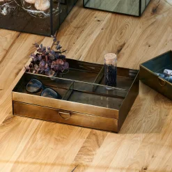 CASA Brass Organizador De Escritorios Bronceado