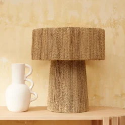 CASA Britt Lampara De Mesa Xl Natural