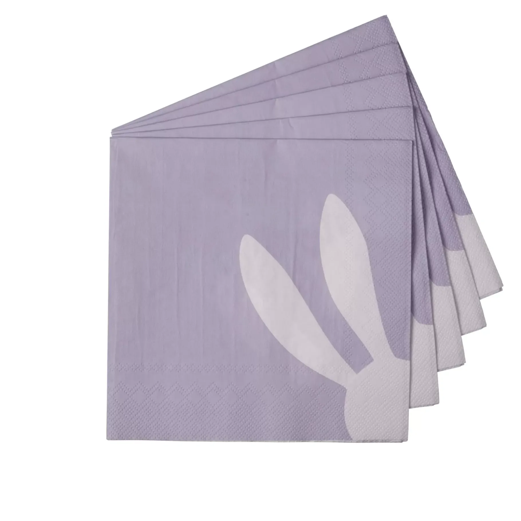 CASA Bunny Paquete De 20 Servilletas Morado
