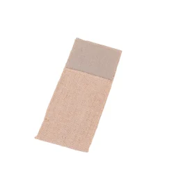 CASA Burlap Estuche Cubiertos Natural