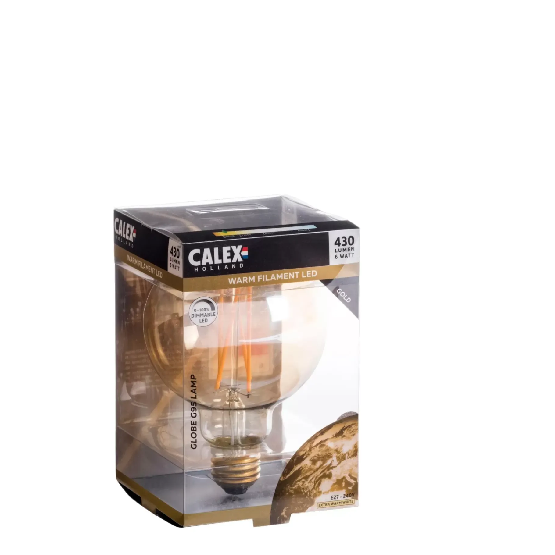 CASA Calex Bombilla Globo Led 2100K