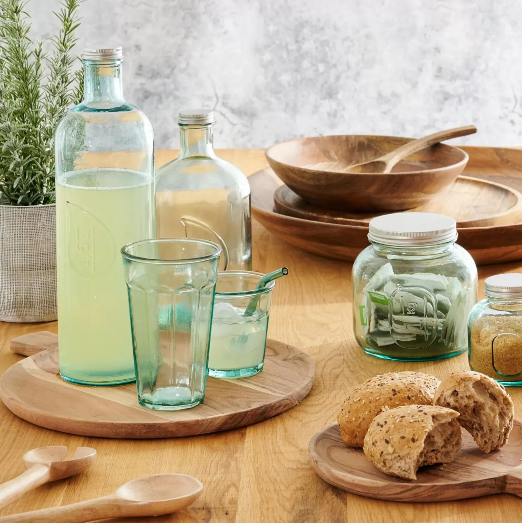 CASA Capacity Botella Transparente