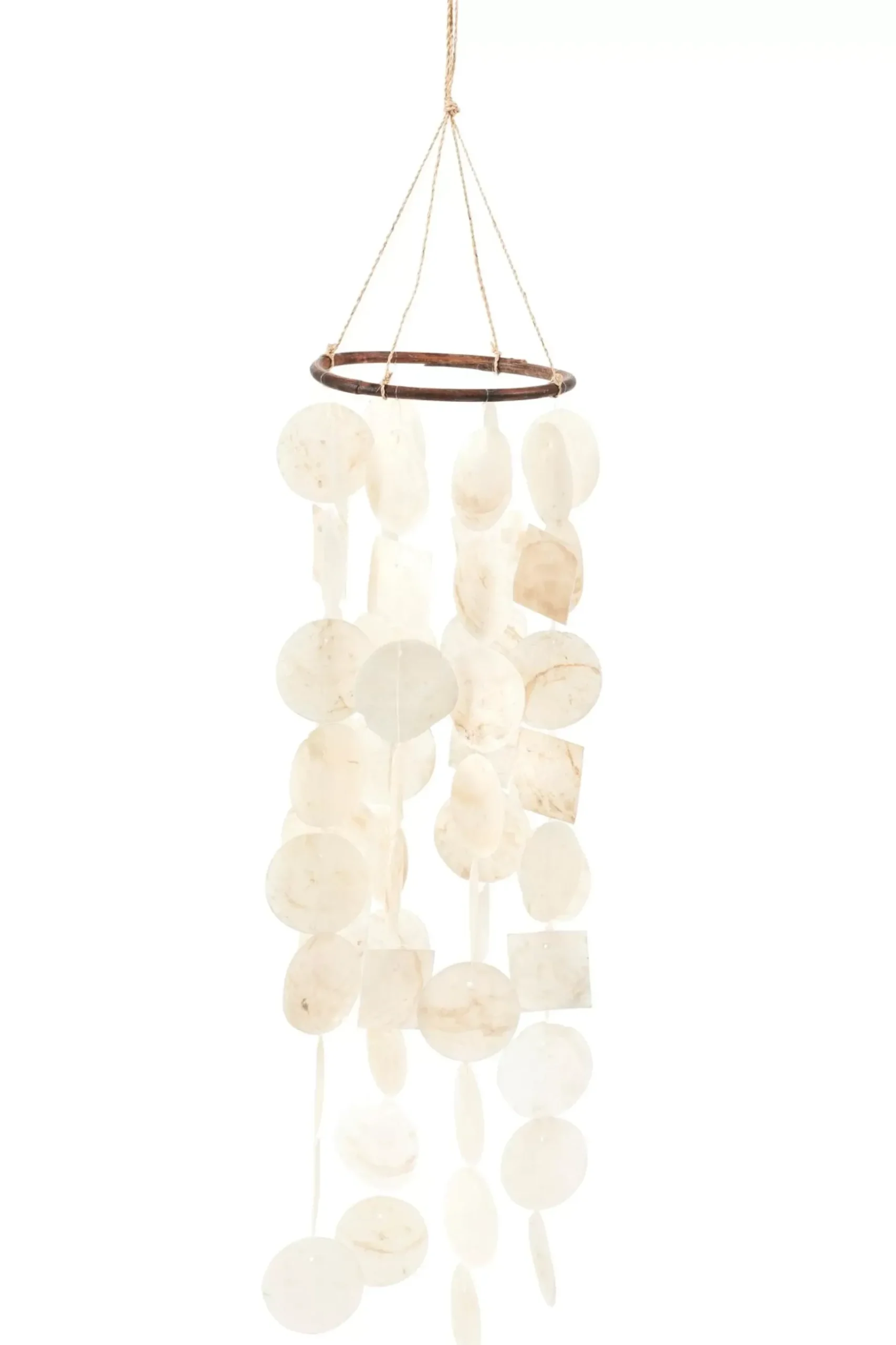 CASA Capiz Movil De Conchas Blanco