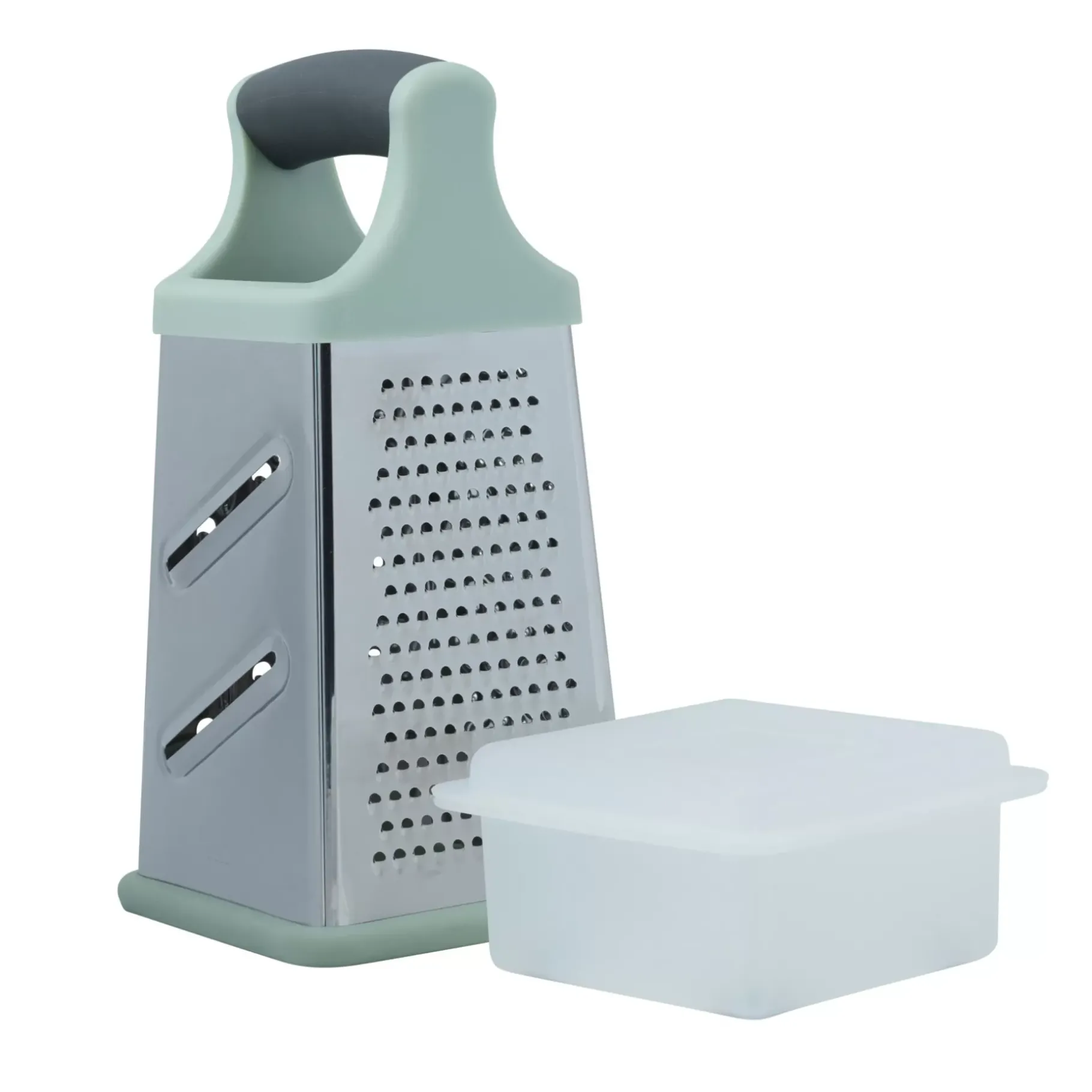 CASA Cuisino Rallador Con Bandeja Menta