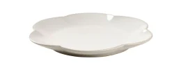 CASA Dahlia Flower Plato Blanco