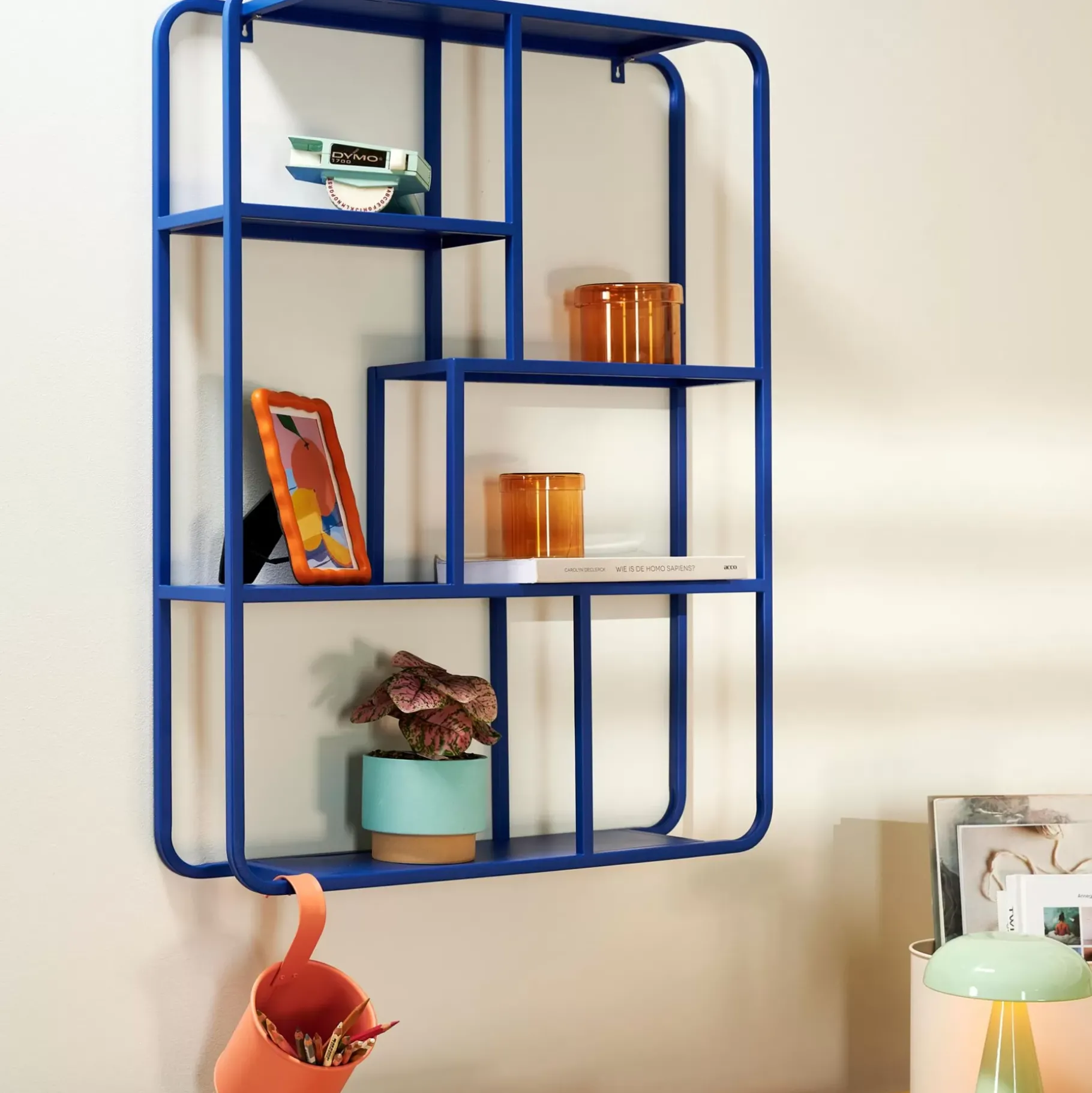 CASA Dax Estanteria P/Colgar Azul Azul