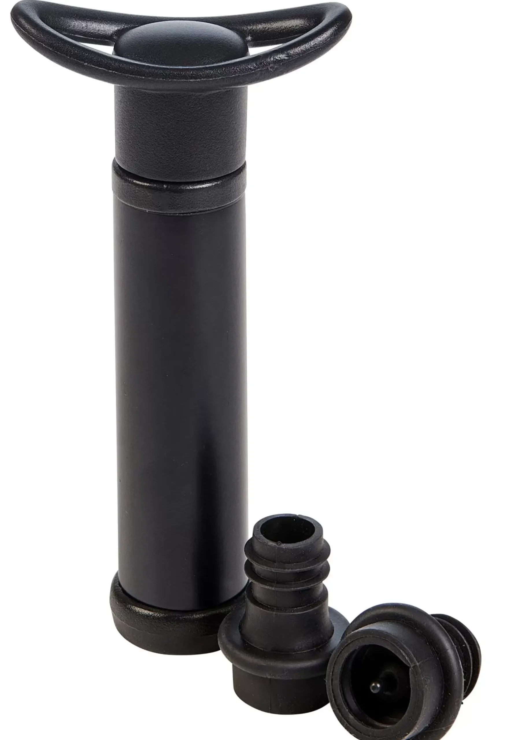 CASA Divino Bomba De Vino Con 2 Tapones De Vino Negro