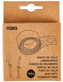 CASA Dot Almohadillas Adhes. Para Velas Blanco